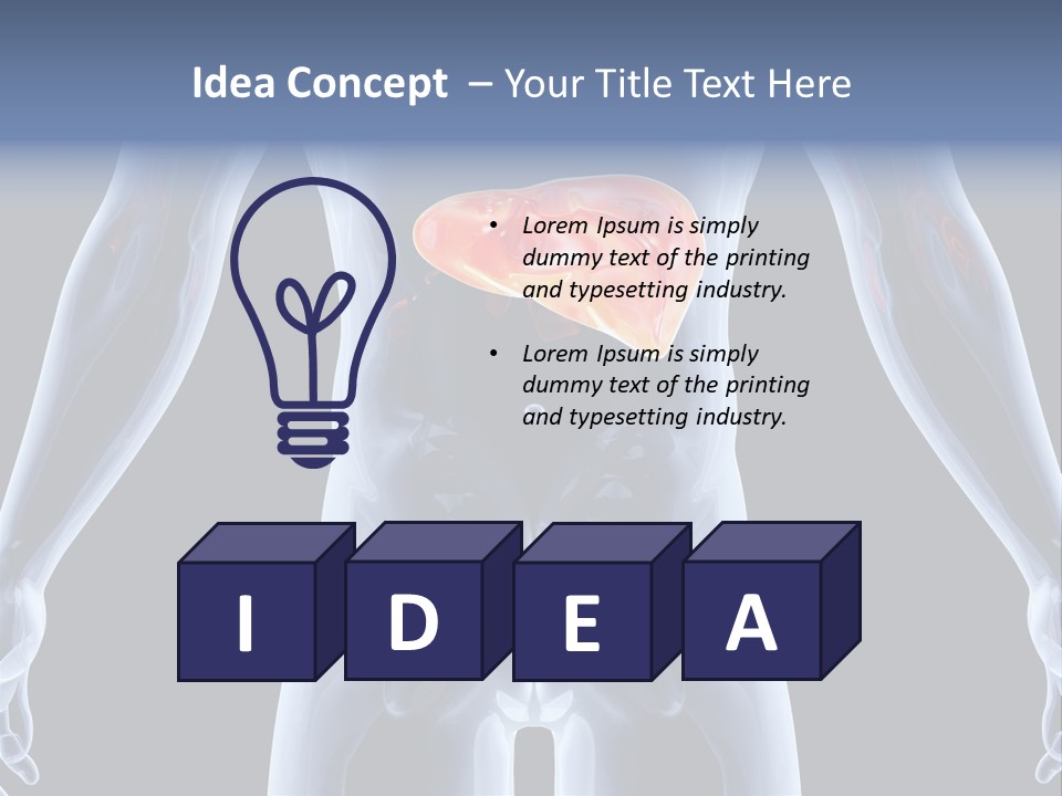 Xray Tomography Cirrhosis PowerPoint Template