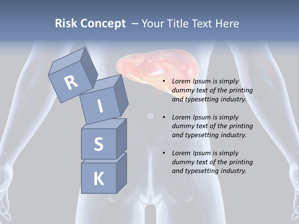 Xray Tomography Cirrhosis PowerPoint Template