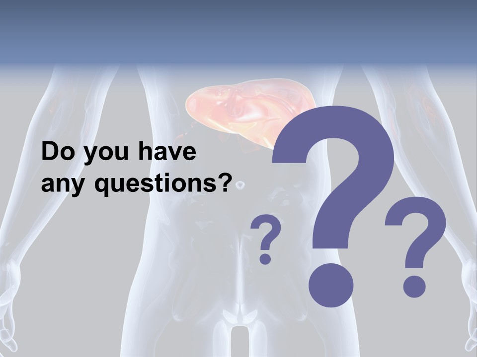 Xray Tomography Cirrhosis PowerPoint Template