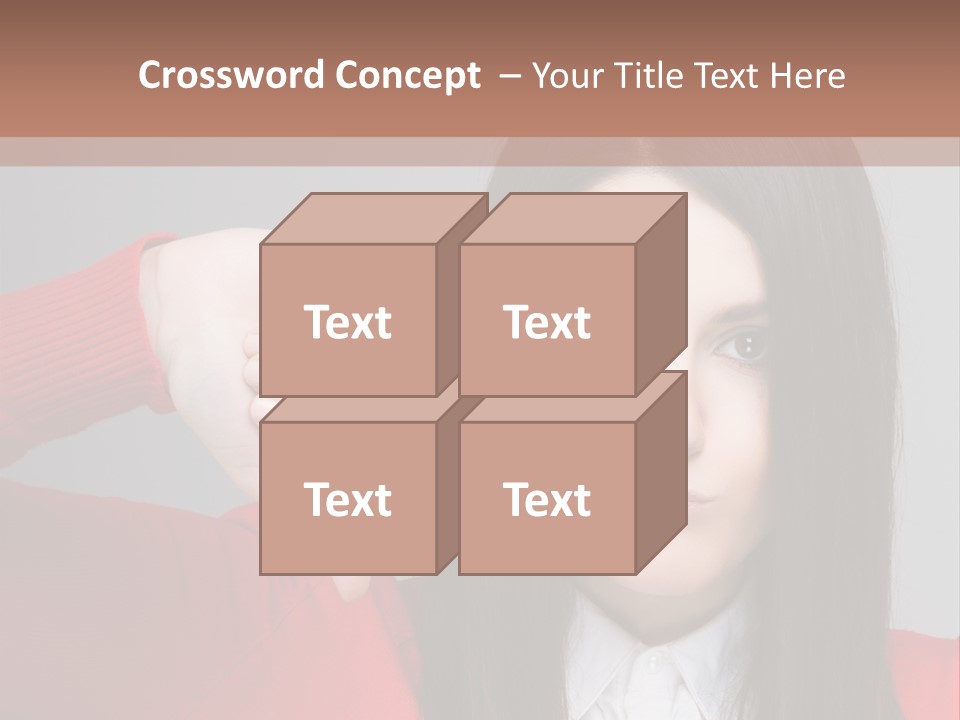 Person Concept Fail PowerPoint Template