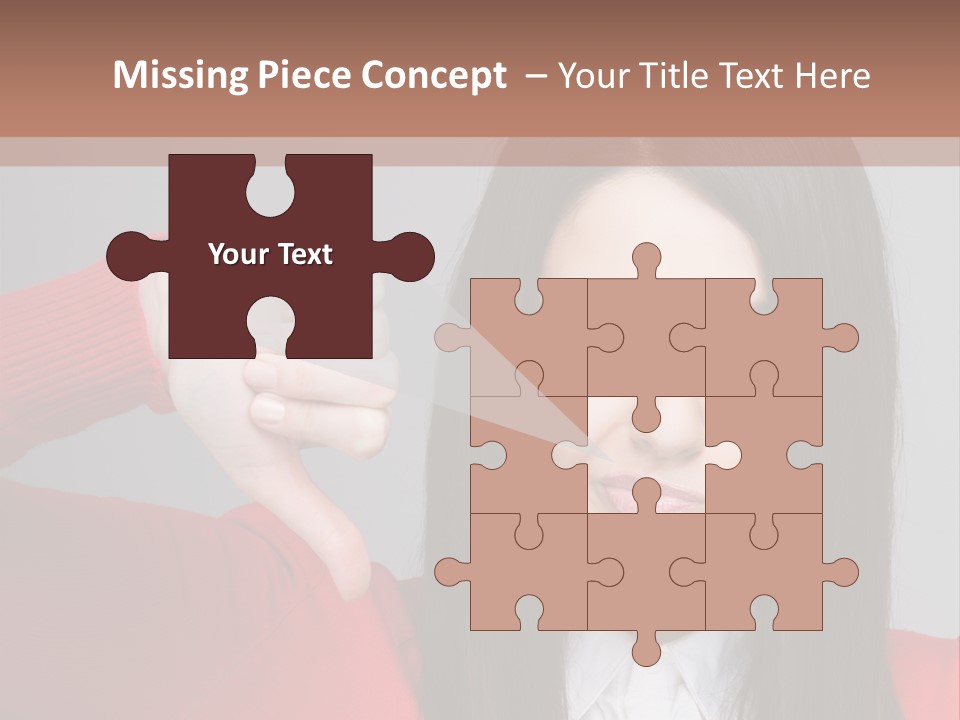 Person Concept Fail PowerPoint Template