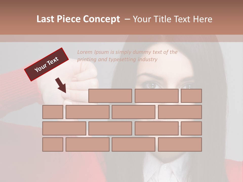 Person Concept Fail PowerPoint Template