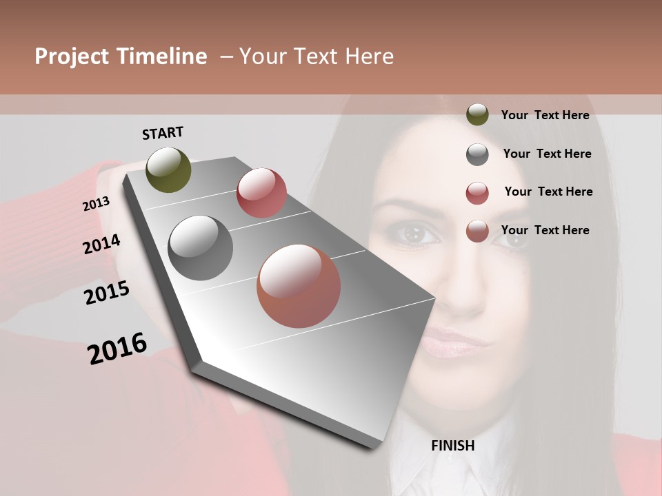 Person Concept Fail PowerPoint Template