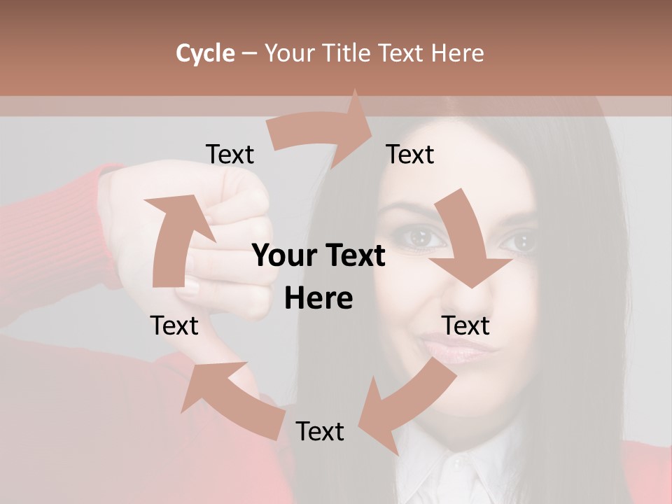 Person Concept Fail PowerPoint Template