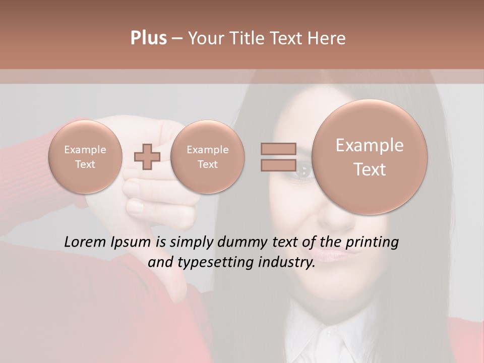 Person Concept Fail PowerPoint Template