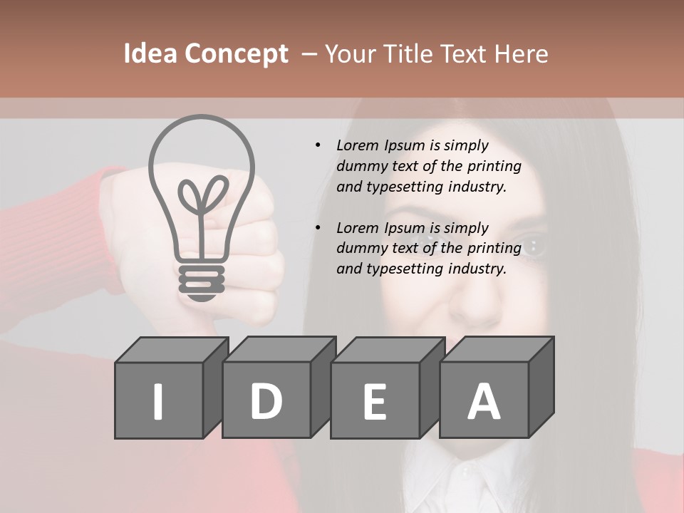 Person Concept Fail PowerPoint Template