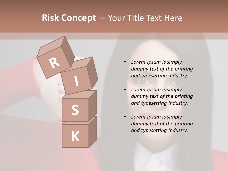 Person Concept Fail PowerPoint Template