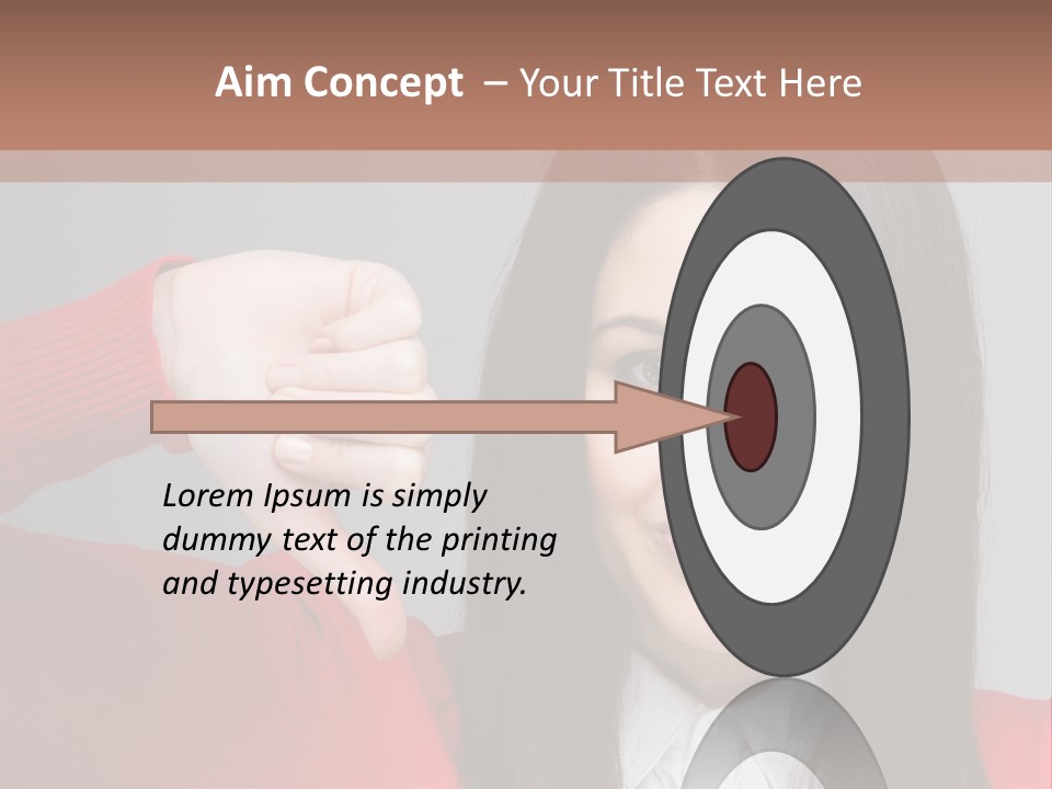 Person Concept Fail PowerPoint Template
