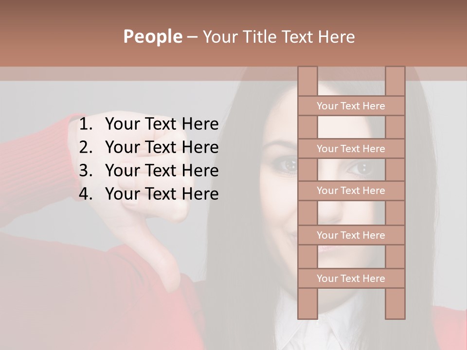 Person Concept Fail PowerPoint Template