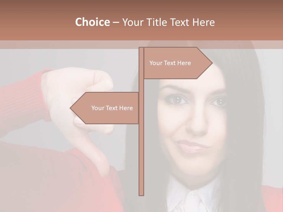 Person Concept Fail PowerPoint Template