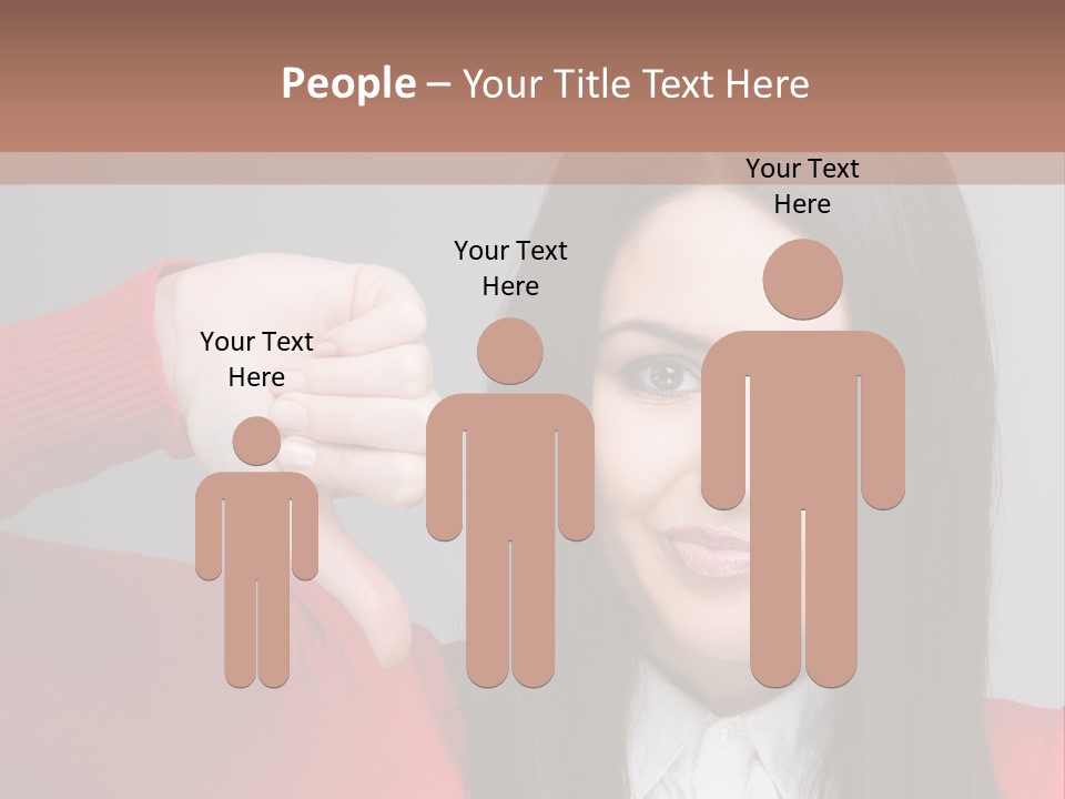 Person Concept Fail PowerPoint Template