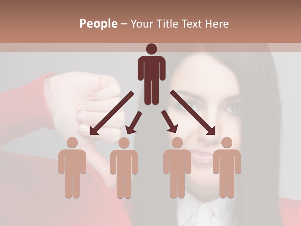 Person Concept Fail PowerPoint Template