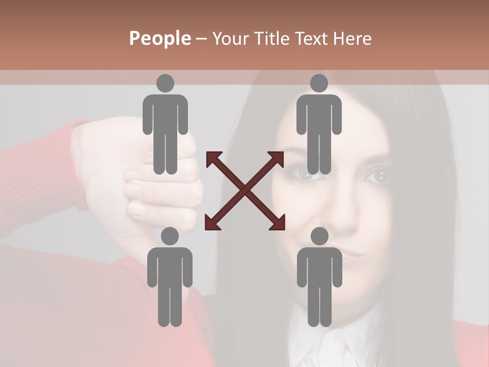 Person Concept Fail PowerPoint Template