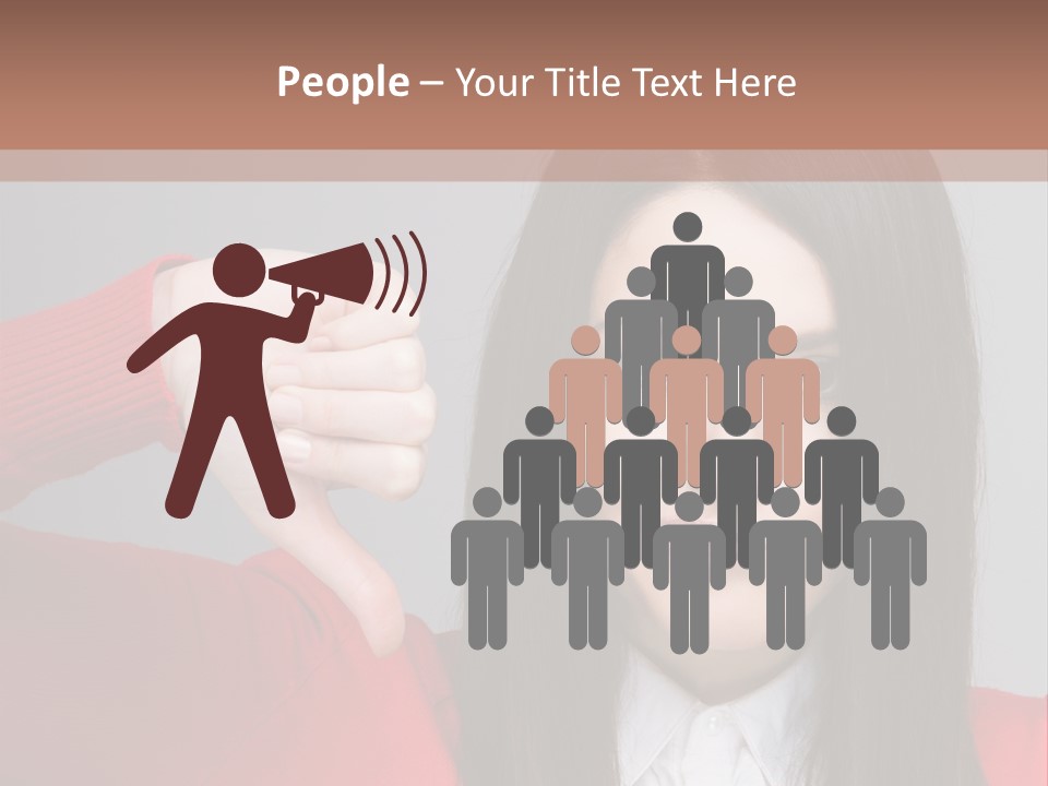 Person Concept Fail PowerPoint Template