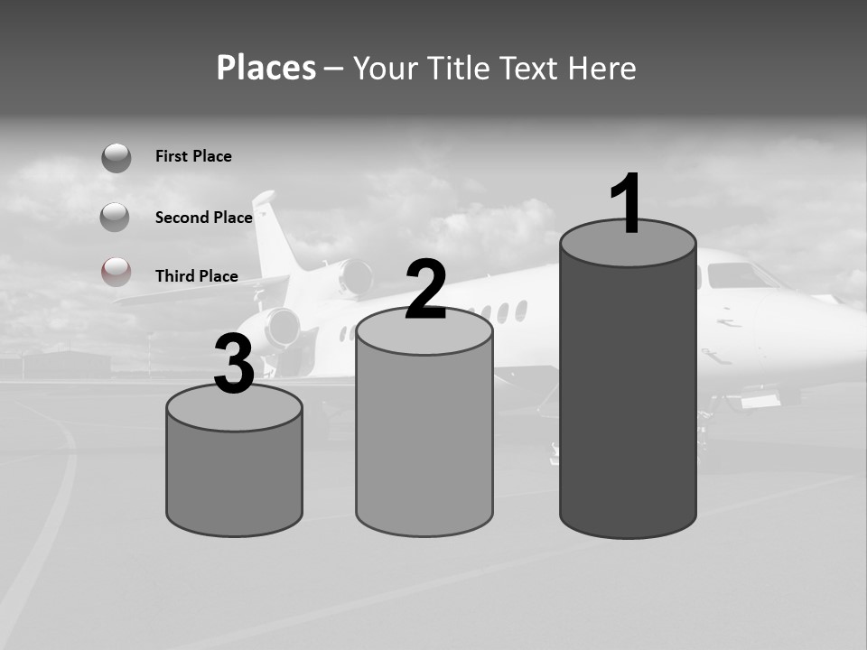 Fuselage Luxury Transportation PowerPoint Template