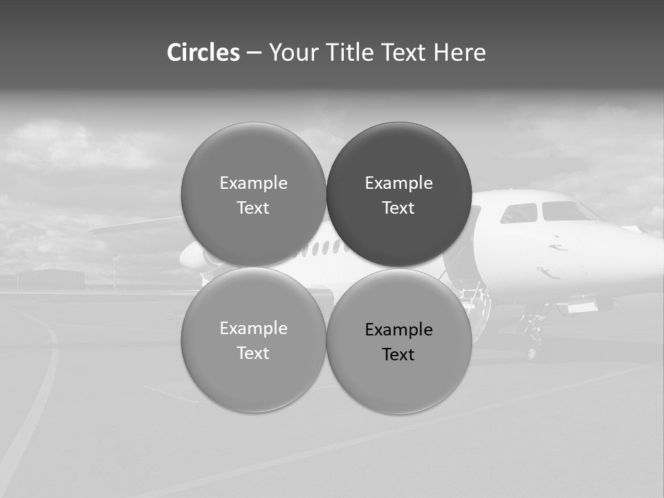 Fuselage Luxury Transportation PowerPoint Template