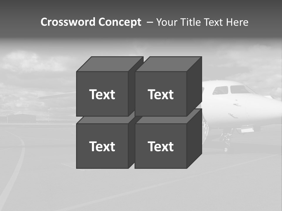 Fuselage Luxury Transportation PowerPoint Template