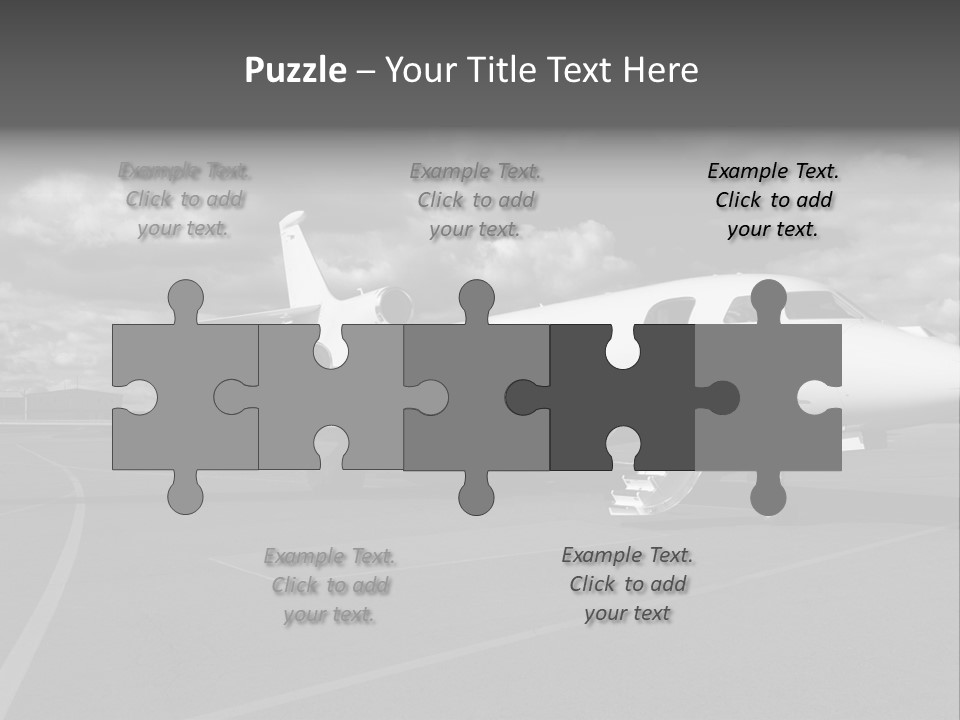 Fuselage Luxury Transportation PowerPoint Template