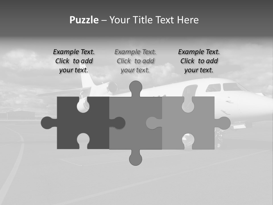 Fuselage Luxury Transportation PowerPoint Template