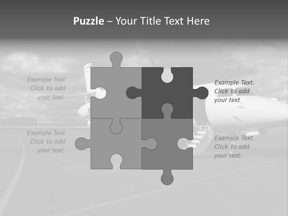 Fuselage Luxury Transportation PowerPoint Template