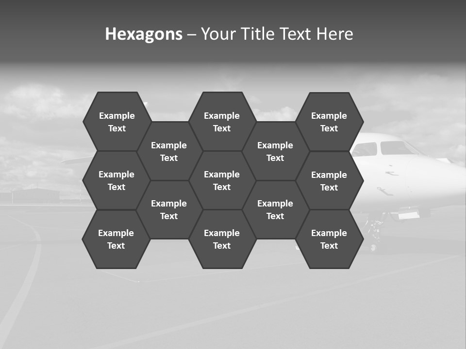 Fuselage Luxury Transportation PowerPoint Template