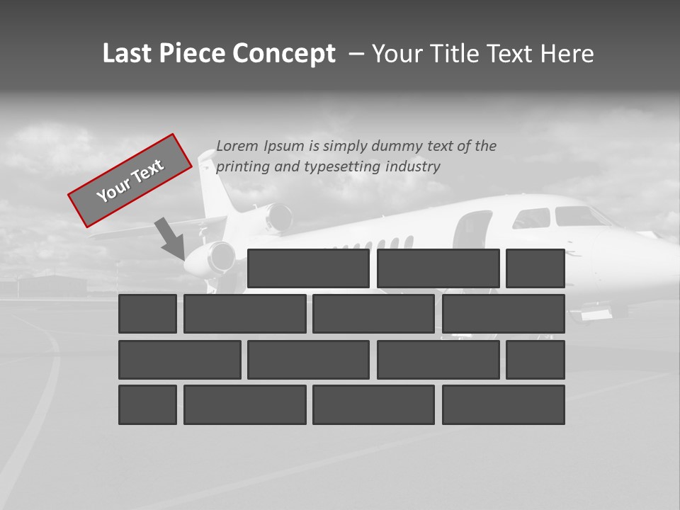 Fuselage Luxury Transportation PowerPoint Template