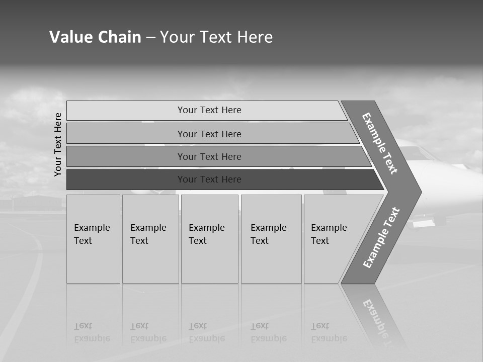 Fuselage Luxury Transportation PowerPoint Template
