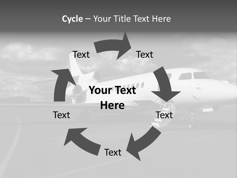 Fuselage Luxury Transportation PowerPoint Template