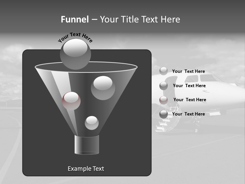 Fuselage Luxury Transportation PowerPoint Template
