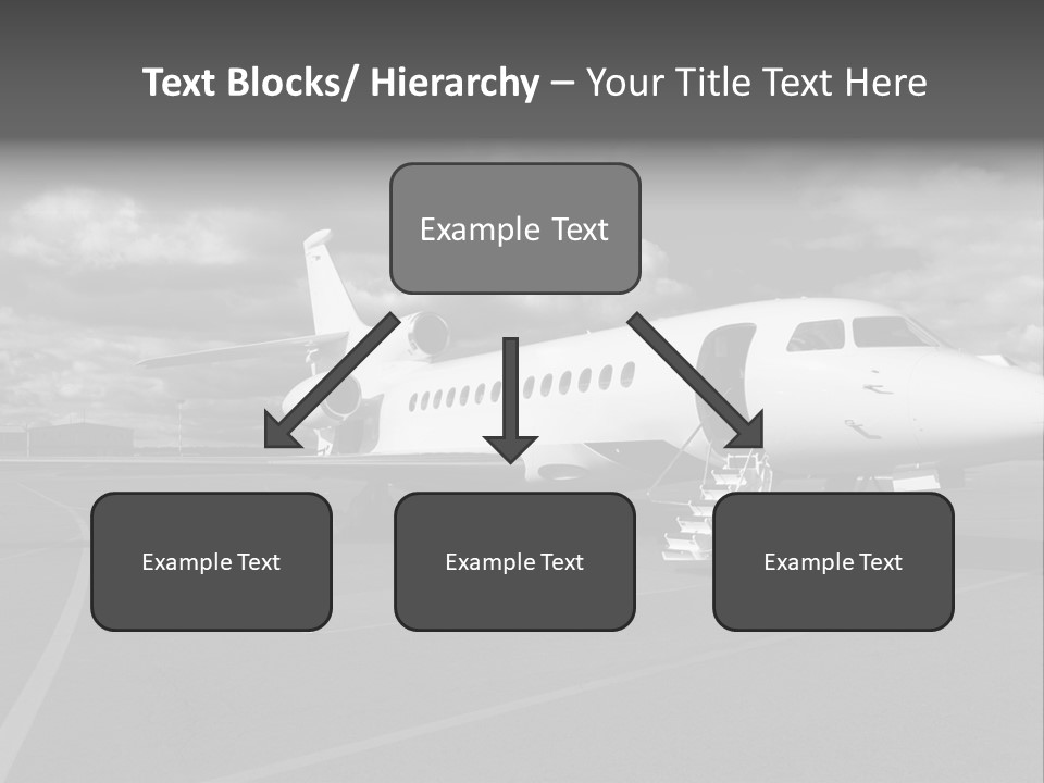 Fuselage Luxury Transportation PowerPoint Template