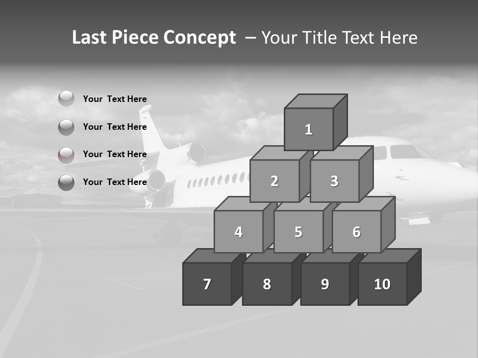 Fuselage Luxury Transportation PowerPoint Template