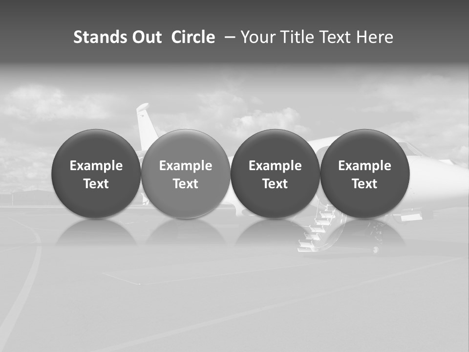 Fuselage Luxury Transportation PowerPoint Template