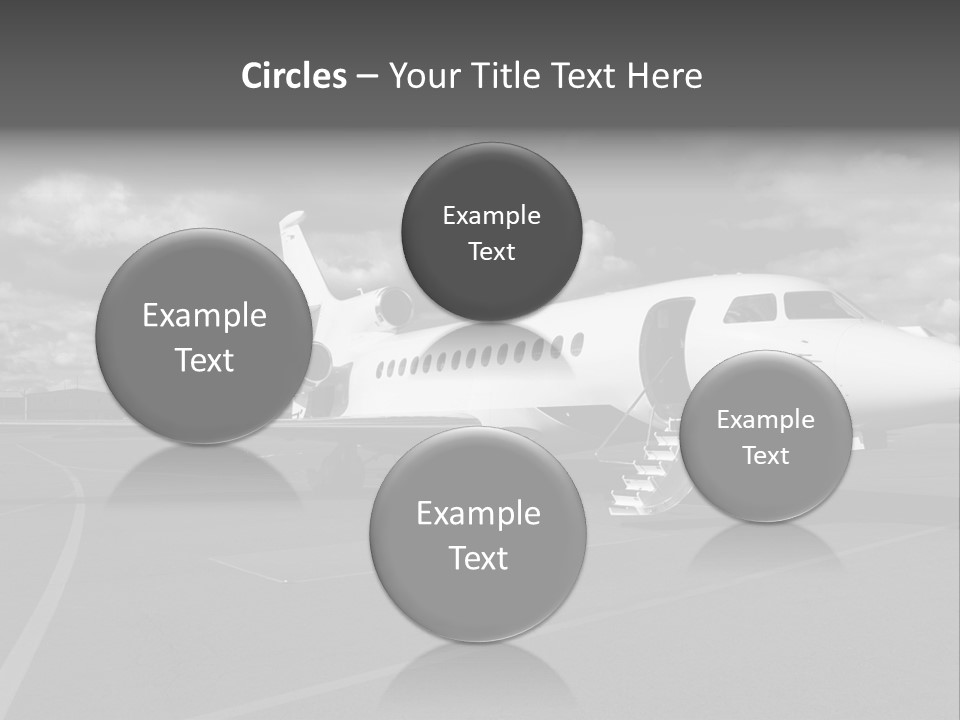 Fuselage Luxury Transportation PowerPoint Template