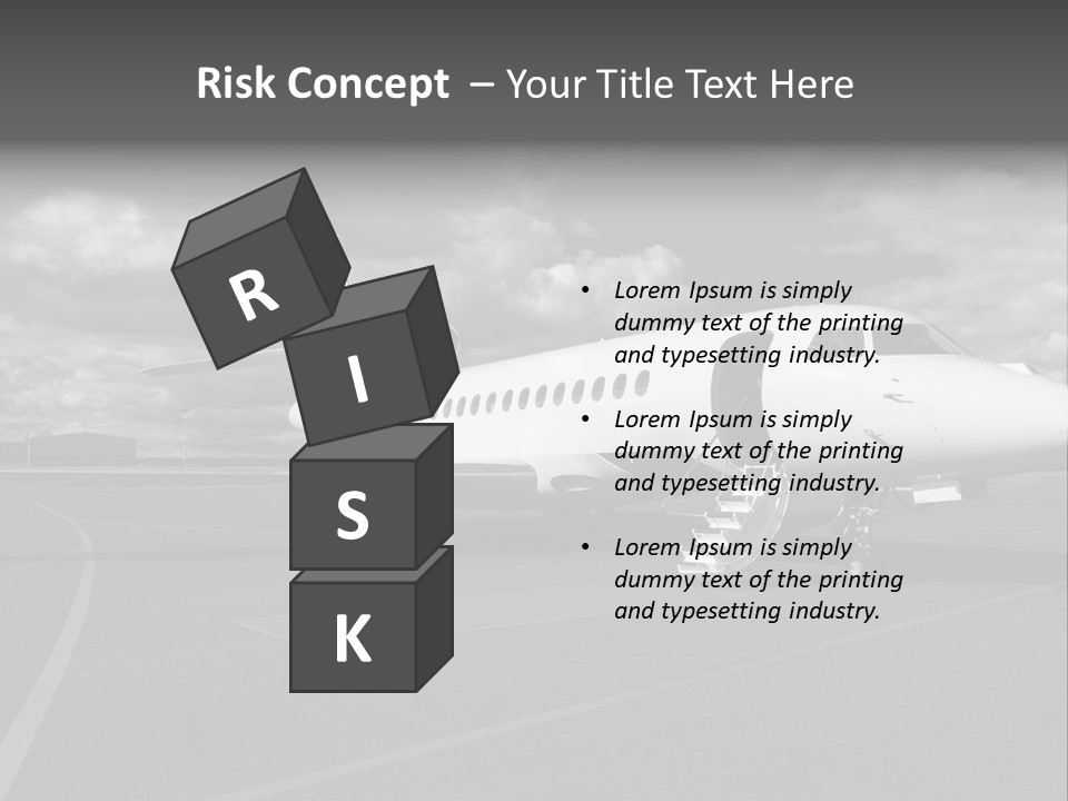 Fuselage Luxury Transportation PowerPoint Template