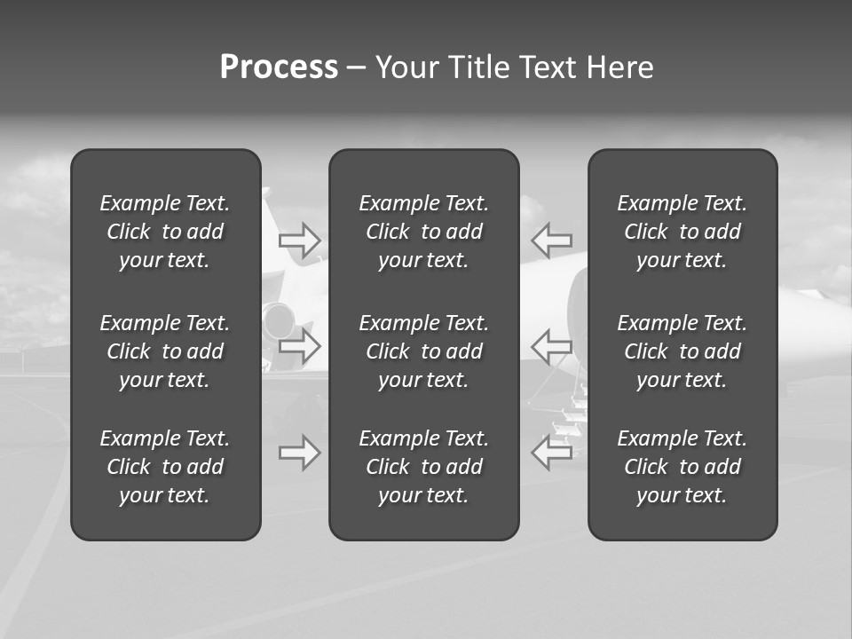 Fuselage Luxury Transportation PowerPoint Template