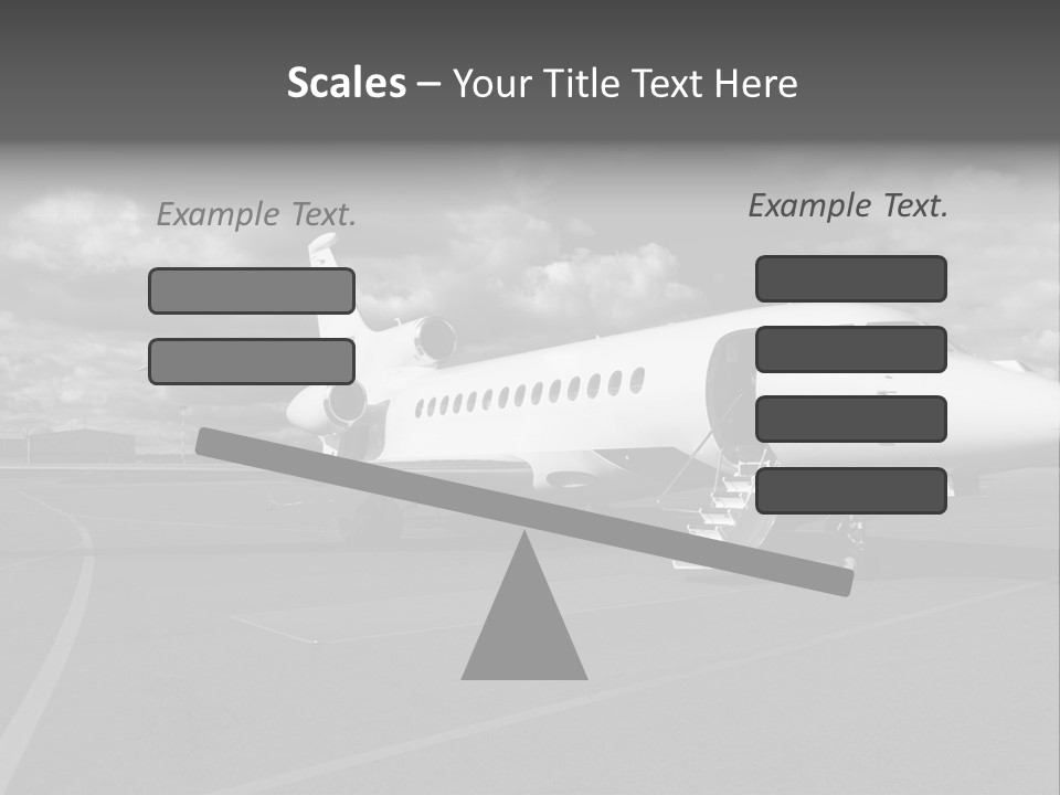 Fuselage Luxury Transportation PowerPoint Template