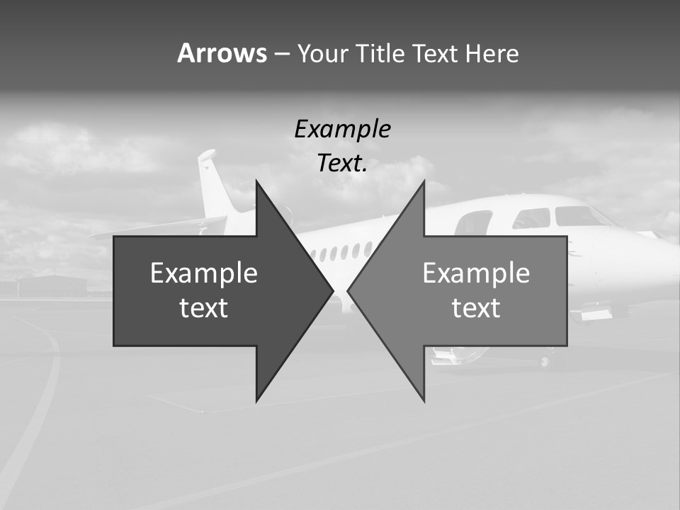 Fuselage Luxury Transportation PowerPoint Template