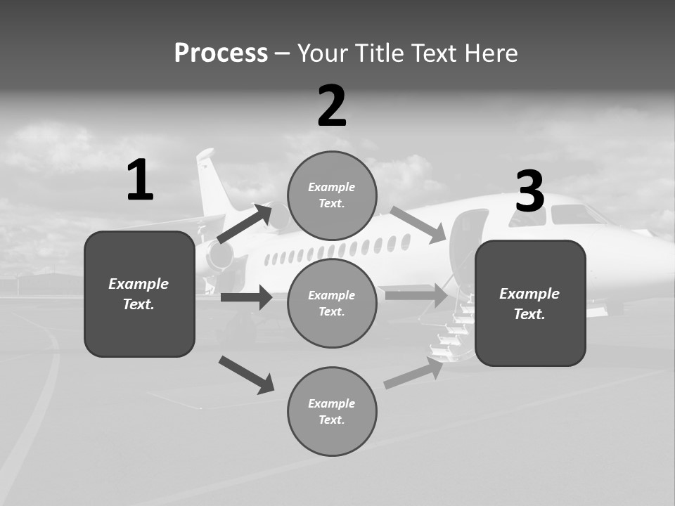 Fuselage Luxury Transportation PowerPoint Template