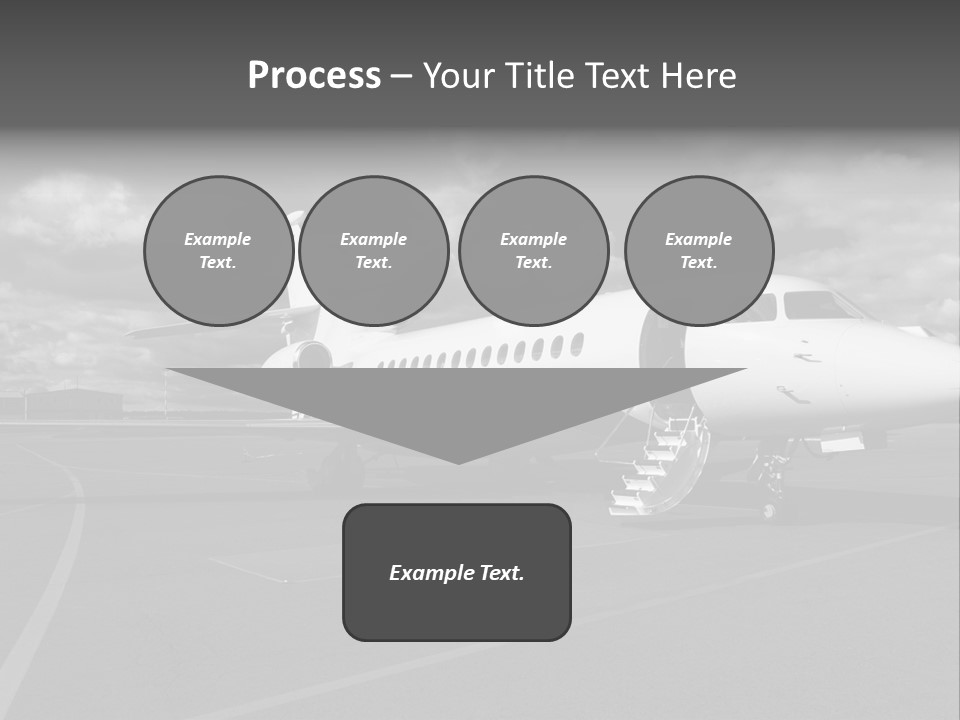 Fuselage Luxury Transportation PowerPoint Template