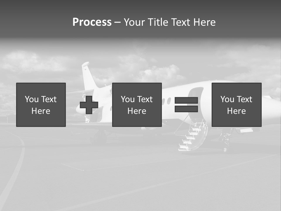 Fuselage Luxury Transportation PowerPoint Template