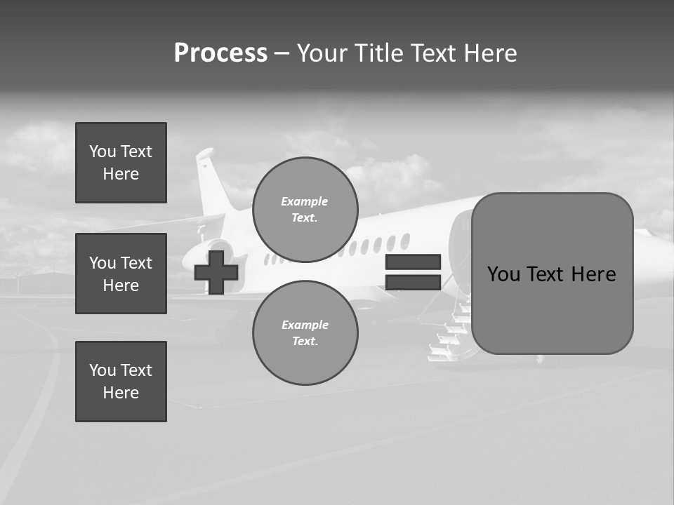 Fuselage Luxury Transportation PowerPoint Template