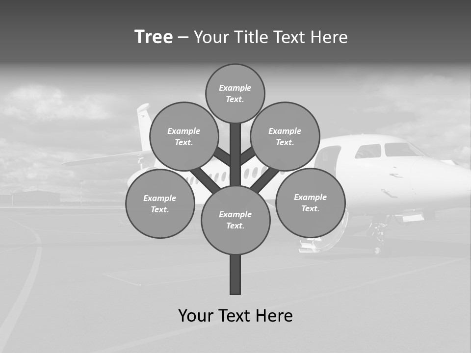 Fuselage Luxury Transportation PowerPoint Template