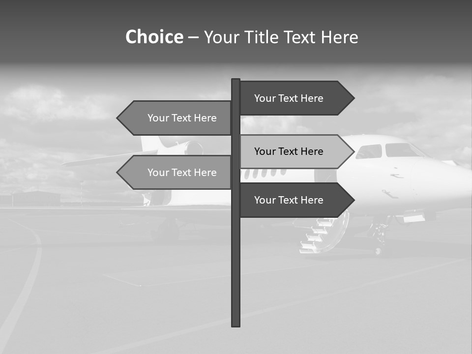 Fuselage Luxury Transportation PowerPoint Template