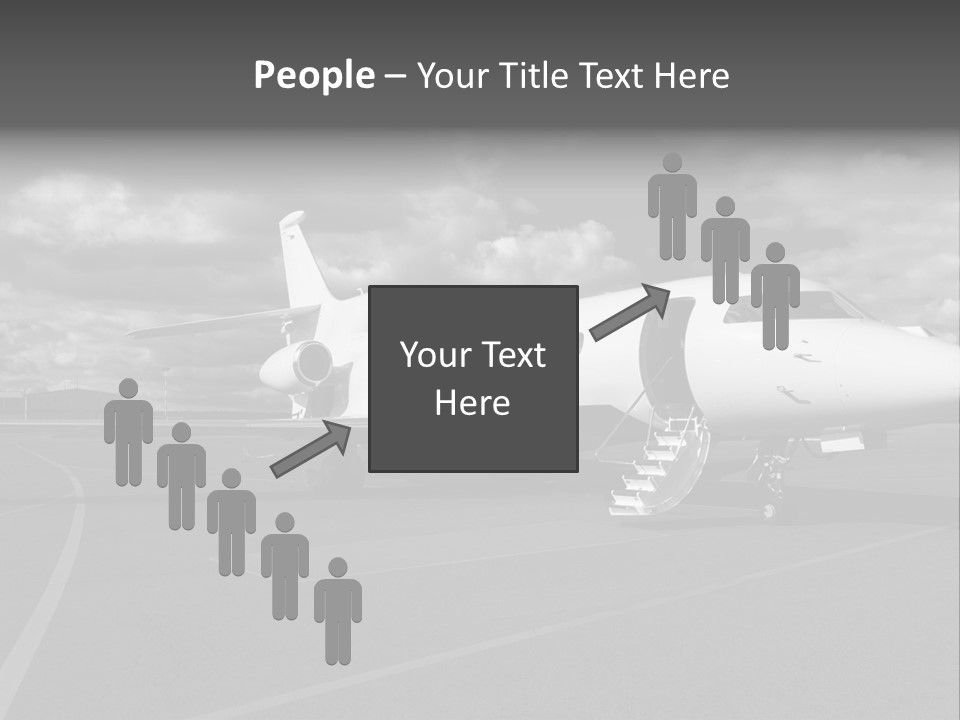 Fuselage Luxury Transportation PowerPoint Template