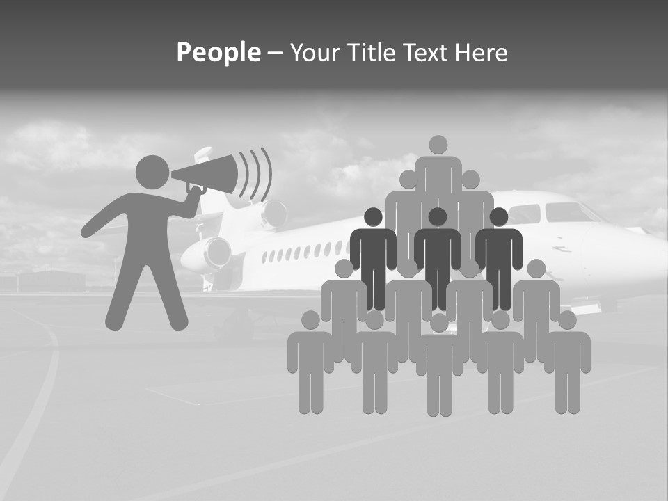 Fuselage Luxury Transportation PowerPoint Template