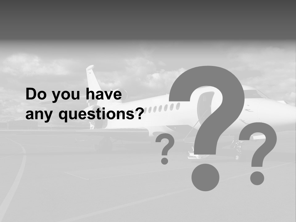 Fuselage Luxury Transportation PowerPoint Template