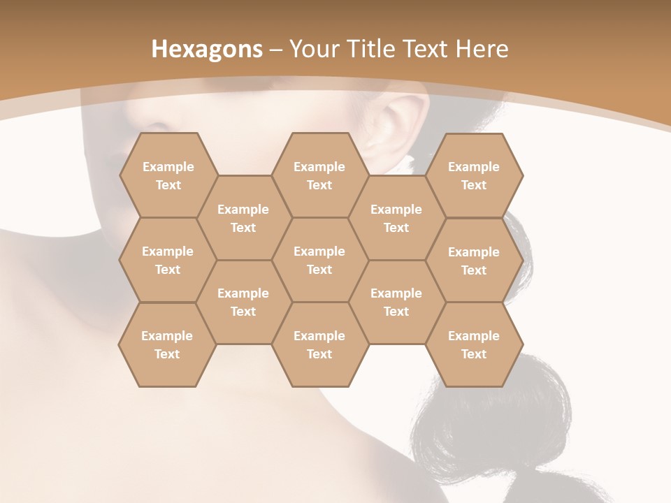 White Female Gorgeous PowerPoint Template