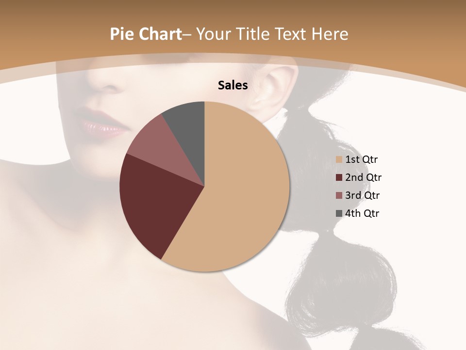 White Female Gorgeous PowerPoint Template