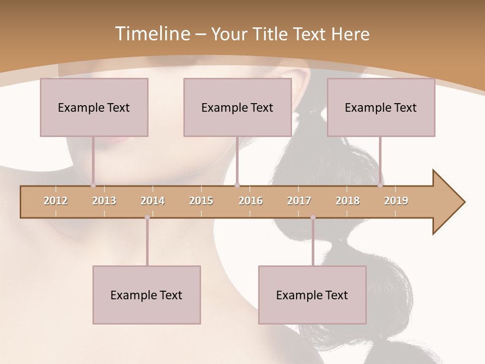 White Female Gorgeous PowerPoint Template