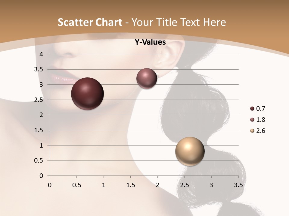 White Female Gorgeous PowerPoint Template